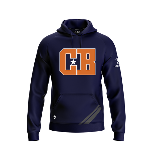 [FOLHSMNV-YXS-LOGO2] Decker Summit Hoodie (Youth XS, Navy, Logo 2)