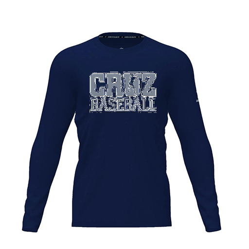 [CUS-DRIF-TEES-PER-CNK-LSL-NVY-YXS-LOGO1] Dri Fit Performance T-Shirt (Youth XS, Navy, Logo 1, Long Sleeve)