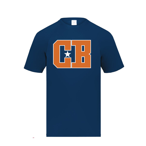 [2790.065.S-LOGO2] Men's Smooth Sport T-Shirt (Adult S, Navy, Logo 2)