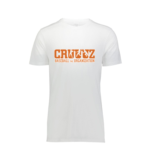 [FTSCUBWH-AS-LOGO3] Decker Men's Tri-Blend T-Shirt - Short Sleeve (Adult S, White, Logo 3)