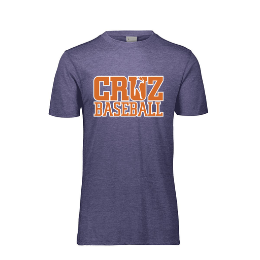 [FTSCUBRY-AS-LOGO1] Decker Men's Tri-Blend T-Shirt - Short Sleeve (Adult S, Royal, Logo 1)