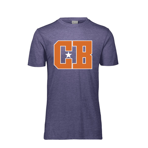 [FTSCUBRY-AS-LOGO2] Decker Men's Tri-Blend T-Shirt - Short Sleeve (Adult S, Royal, Logo 2)