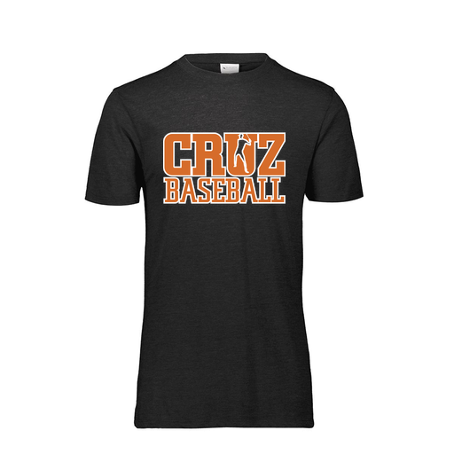 [FTSCUBBK-YS-LOGO1] Decker Youth Tri-Blend T-Shirt - Short Sleeve (Youth S, Black, Logo 1)