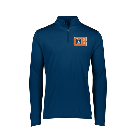 [FTLQFLNV-FAXS-LOGO2] Decker Women's Flex-Lite 1/4 Zip Shirt (Female Adult XS, Navy, Logo 2)