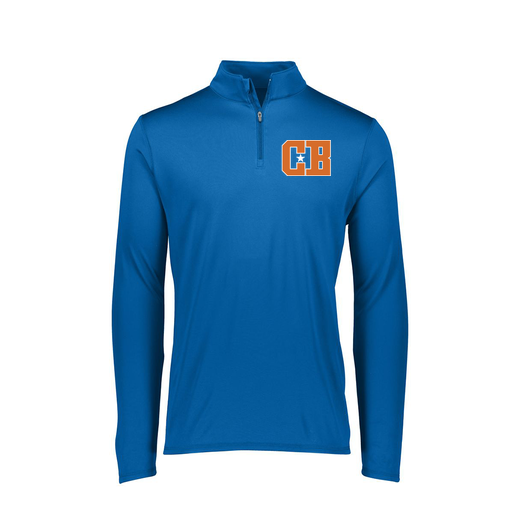 [2787.060.XS-LOGO2] Ladies Dri Fit 1/4 Zip Shirt (Female Adult XS, Royal, Logo 2)