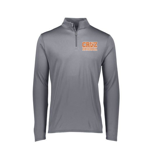 [FTLQFLGY-FAXS-LOGO1] Decker Women's Flex-Lite 1/4 Zip Shirt (Female Adult XS, Gray, Logo 1)