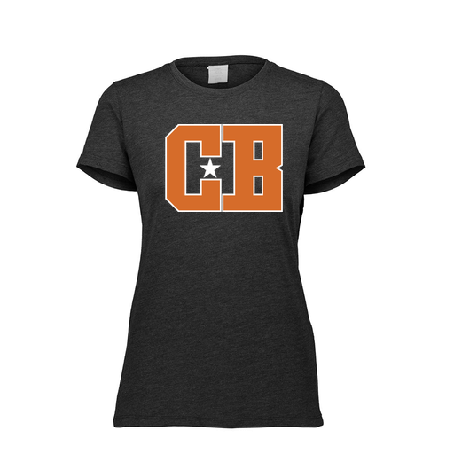 [FTSCUBBK-FAXS-LOGO2] Decker Women's Tri-Blend T-Shirt - Short Sleeve (Female Adult XS, Black, Logo 2)