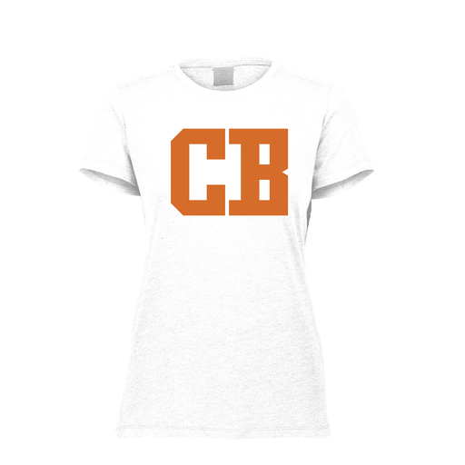 [FTSCUBWH-FAXS-LOGO2] Decker Women's Tri-Blend T-Shirt - Short Sleeve (Female Adult XS, White, Logo 2)