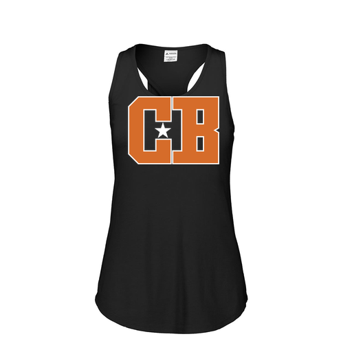 [3078.K94.S-LOGO2] Ladies Tri Blend Tank Top (Female Adult S, Black, Logo 2)