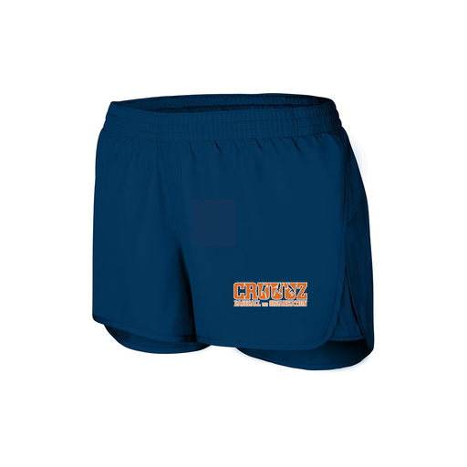 [2430.065.XS-LOGO3] Women's Performance Shorts (Female Adult XS, Navy, Logo 3)