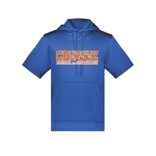 [6871.060.S-LOGO3] Men's Dri Fit Short Sleeve Hoodie (Adult S, Royal, Logo 3)