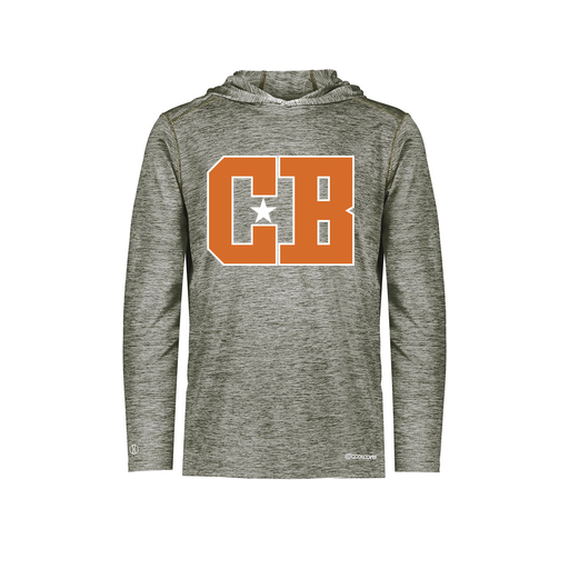 [FOLHCGGY-AS-LOGO2] Decker Men's Charge Hoodie (Adult S, Gray, Logo 2)