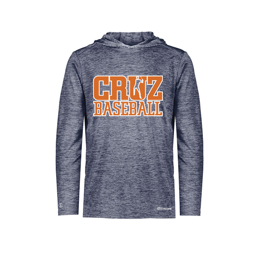 [FOLHCGNV-YS-LOGO1] Decker Youth Charge Hoodie (Youth S, Navy, Logo 1)