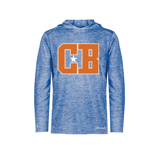 [FOLHCGRY-YS-LOGO2] Decker Youth Charge Hoodie (Youth S, Royal, Logo 2)