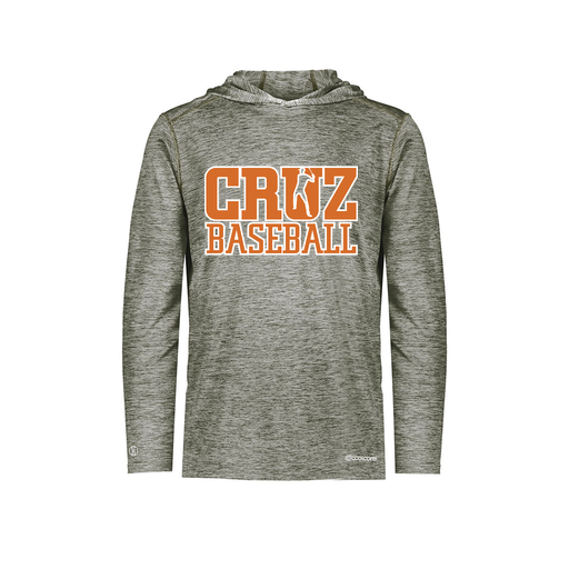 [FOLHCGGY-YS-LOGO1] Decker Youth Charge Hoodie (Youth S, Gray, Logo 1)