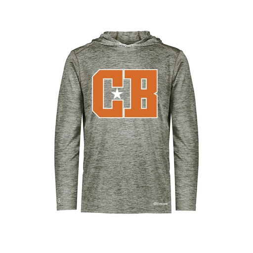 [FOLHCGGY-YS-LOGO2] Decker Youth Charge Hoodie (Youth S, Gray, Logo 2)