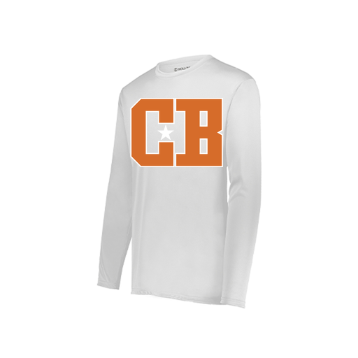 [222822.005.XS-LOGO2] Men's LS Smooth Sport Shirt (Adult XS, White, Logo 2)