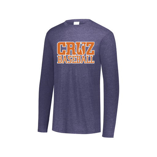 [3075.U22.XS-LOGO1] Men's LS Ultra-blend T-Shirt (Adult XS, Navy, Logo 1)