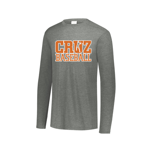 [3075.013.XS-LOGO1] Men's LS Ultra-blend T-Shirt (Adult XS, Gray, Logo 1)