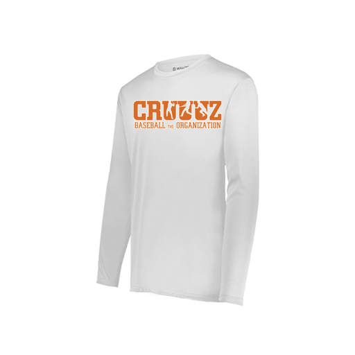 [222823.005.S-LOGO3] Youth LS Smooth Sport Shirt (Youth S, White, Logo 3)