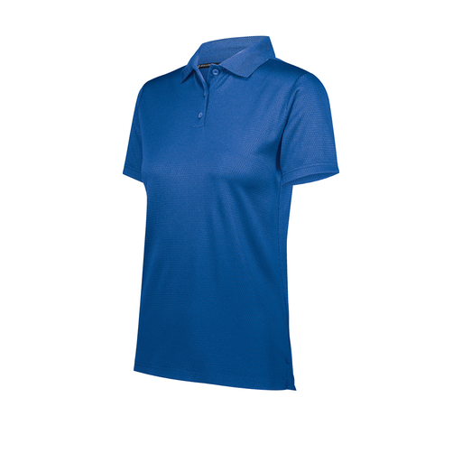 [222768.060.XS-LOGO4] Ladies Prism Polo (Female Adult XS, Royal, Logo 4)