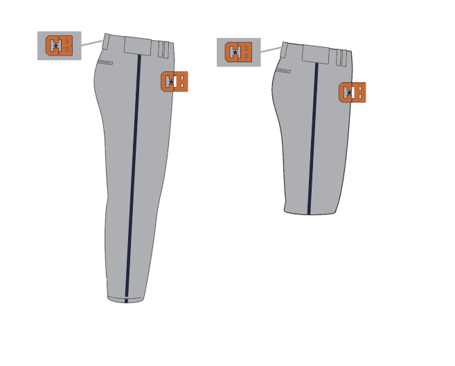 Cruz Baseball - Grey Pants 24