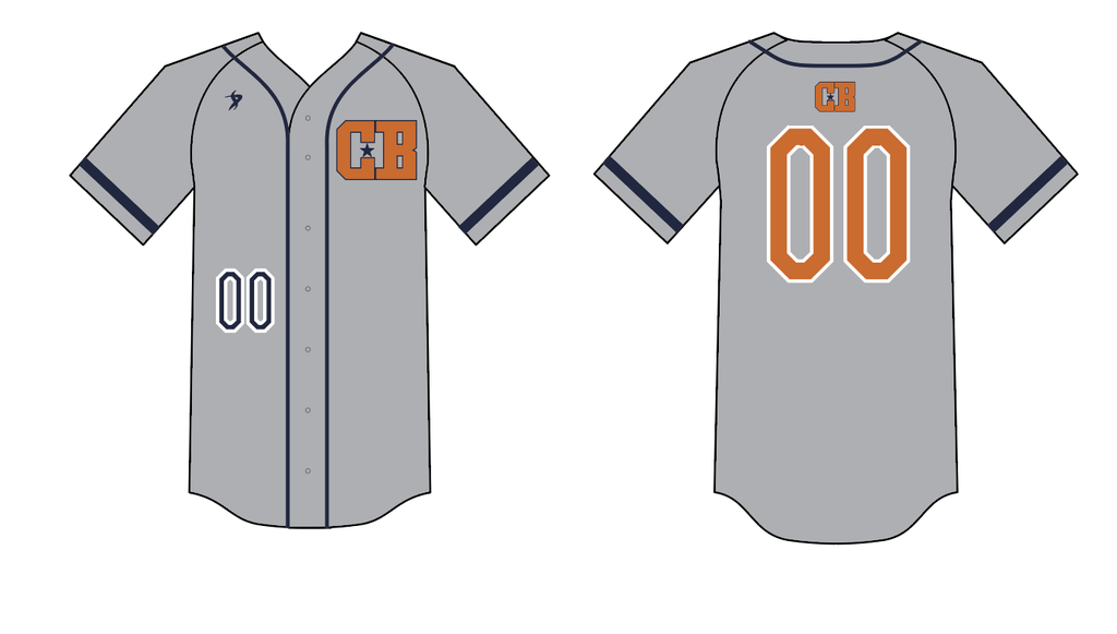 Cruz Baseball - Full Button Jersey 24